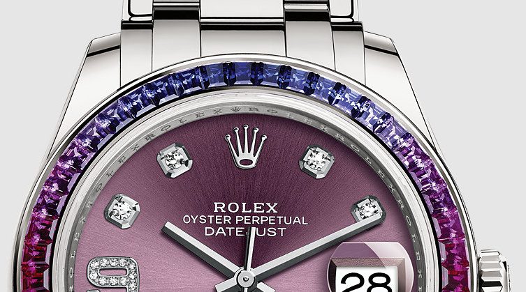 Shining Diamonds Rolex Oyster Perpetual Pearlmaster Replica Watches