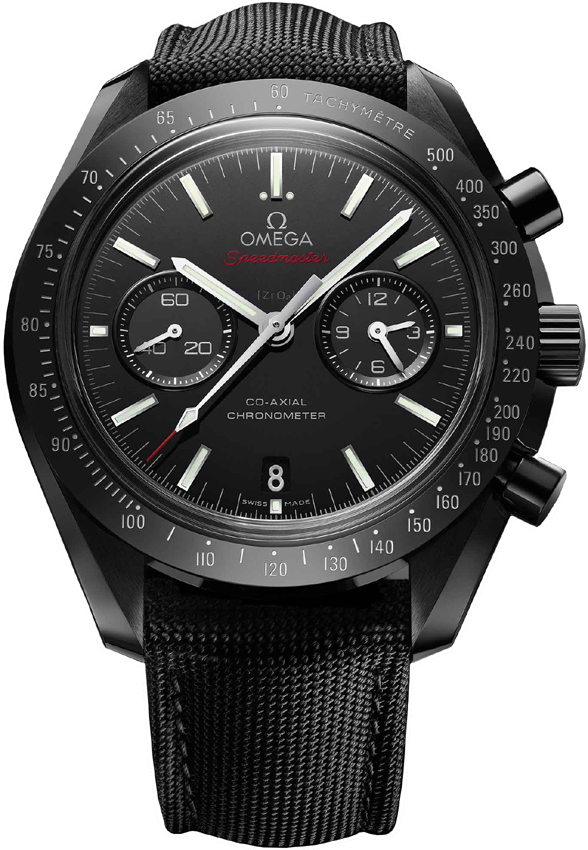 Completely using the ceramic material, whether for the bezel or the dial, this fake Breitling directly shows the wonderful watchmaking technology.