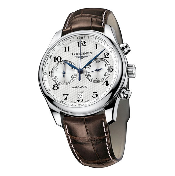 Based on the classical original design style, this brown strap fake Longines Master watch easily attracted people's attention.