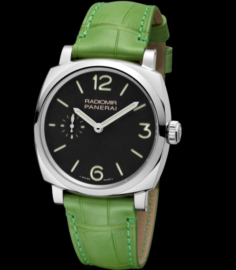 The durable replica Panerai Radiomir 1940 PAM00574 watches are made from stainless steel.