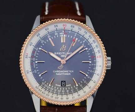 The 41 mm Breitling looks very elegant and eye-catching.